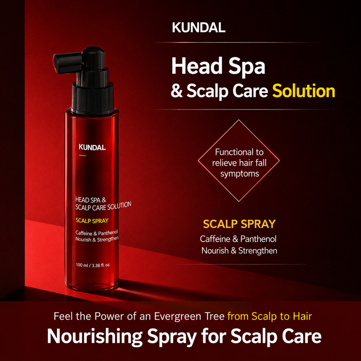 Caffeine Hair Loss Relief Scalp Care Tonic (100ml)