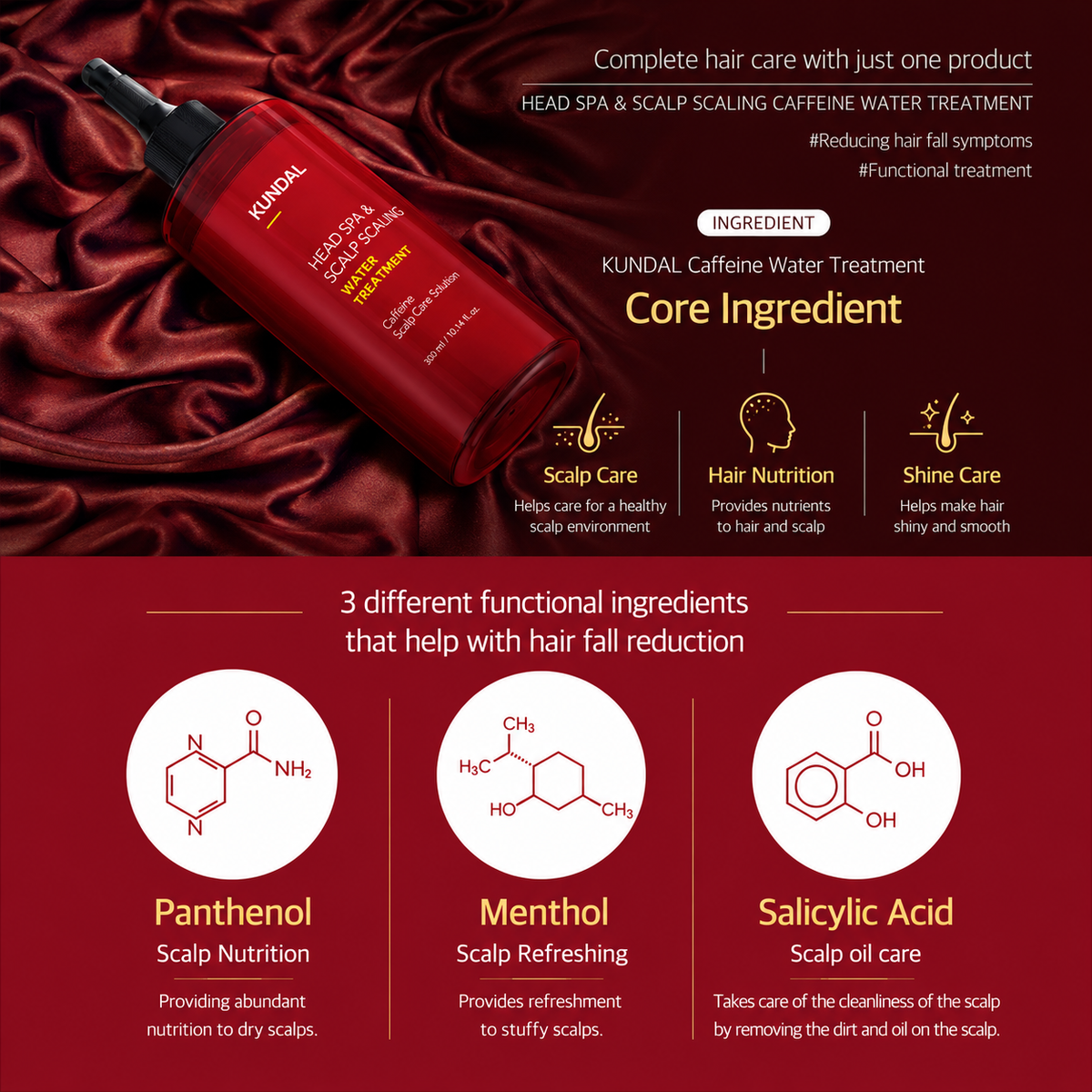 Caffeine Hair Loss Relief Scalp And Hair Water Treatment (300ml)