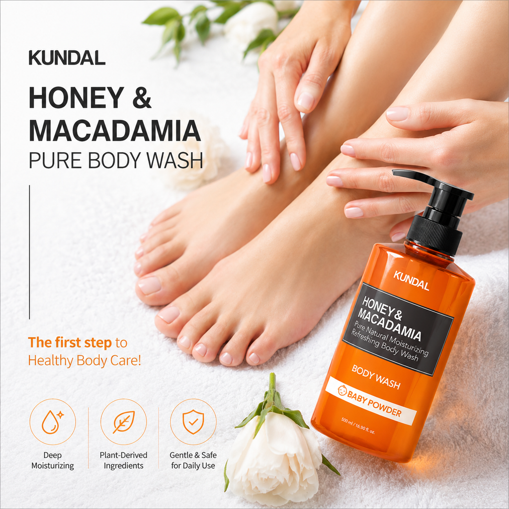 Honey And Macadamia Refreshing Body Wash (500ml)