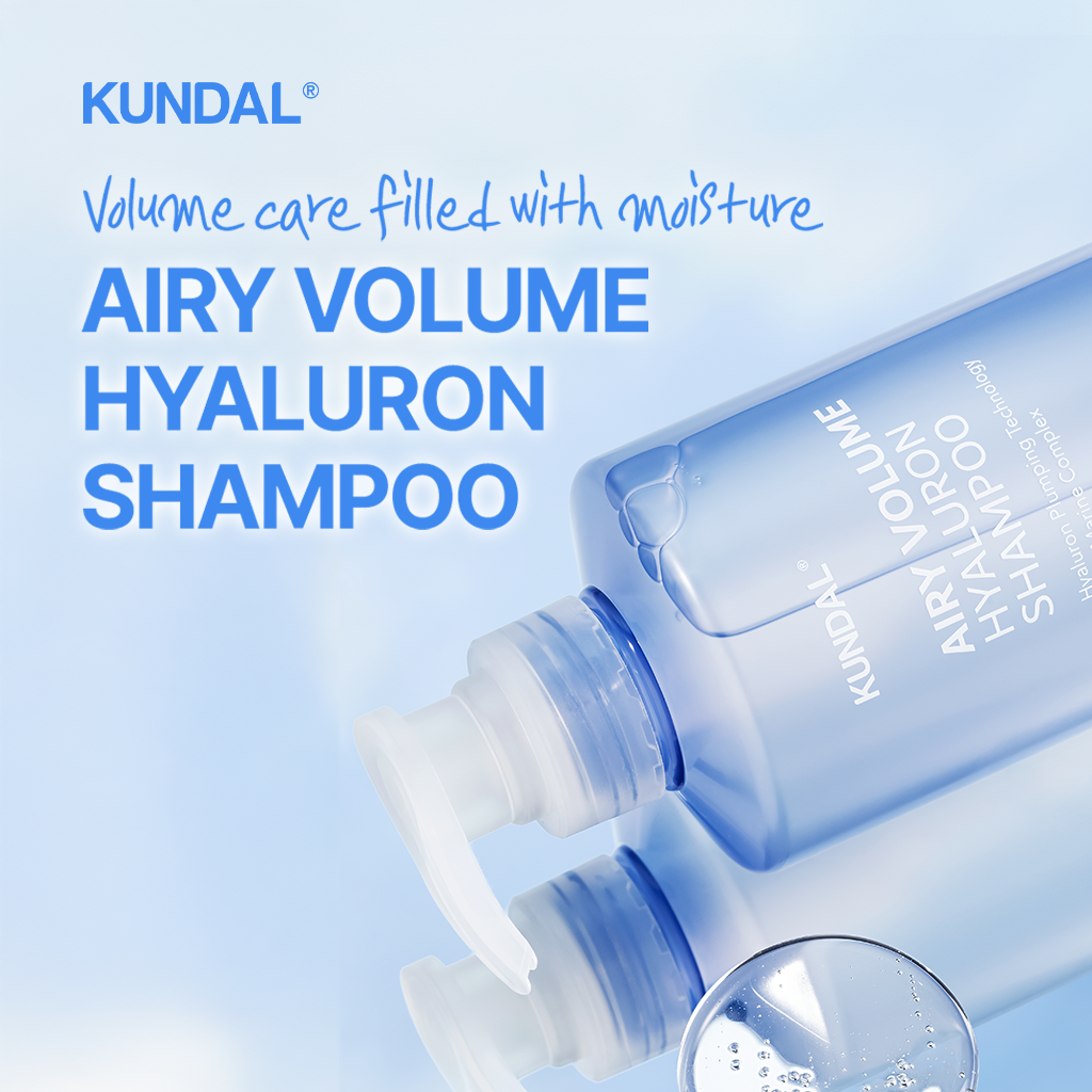 Airy Volume Hyaluron Shampoo (300ml or 500ml)