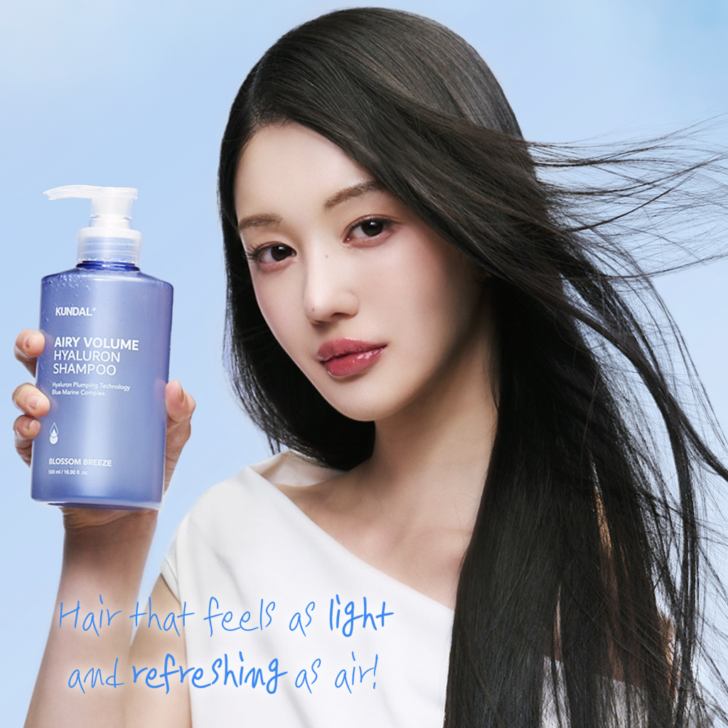 Airy Volume Hyaluron Shampoo (300ml or 500ml)