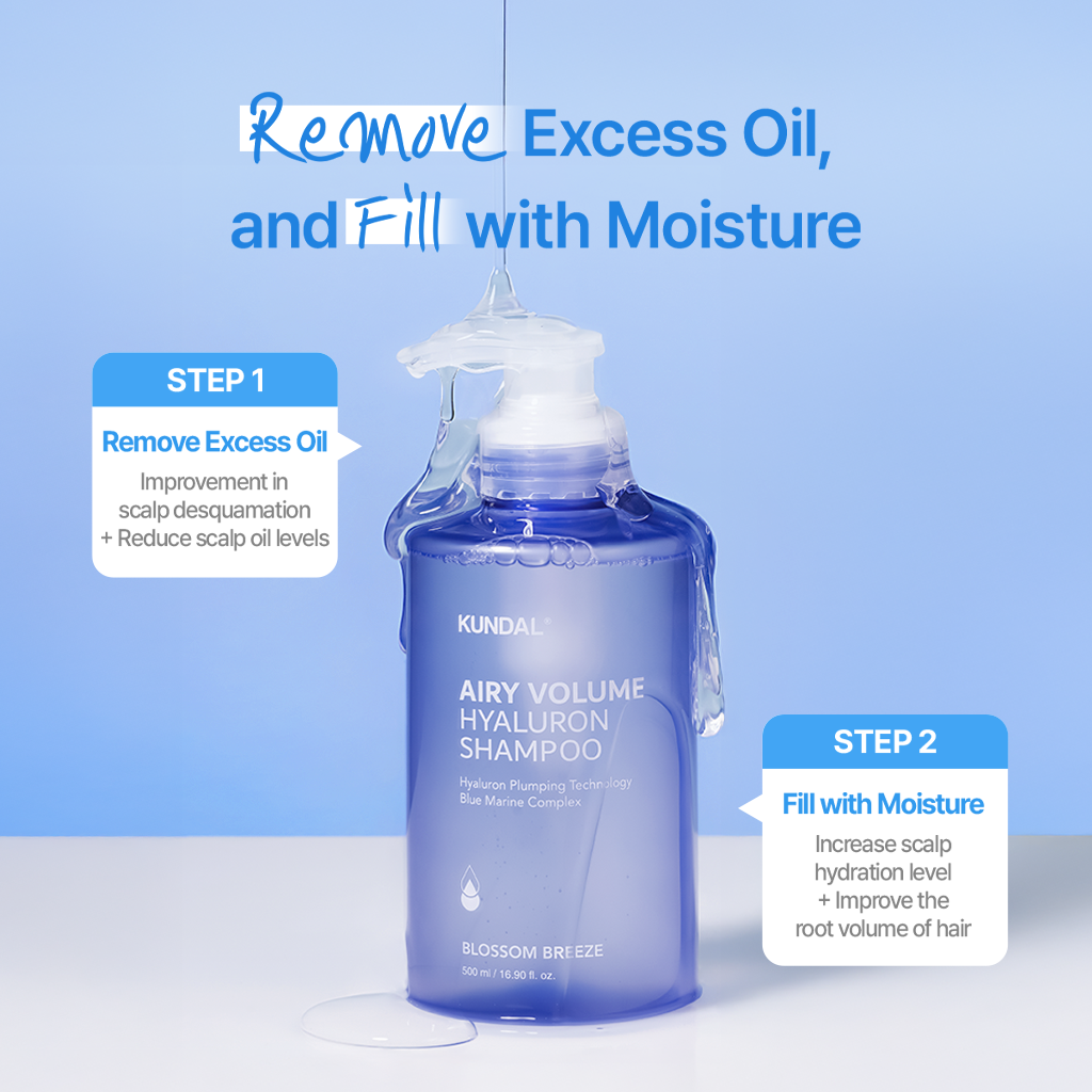Airy Volume Hyaluron Shampoo (300ml or 500ml)