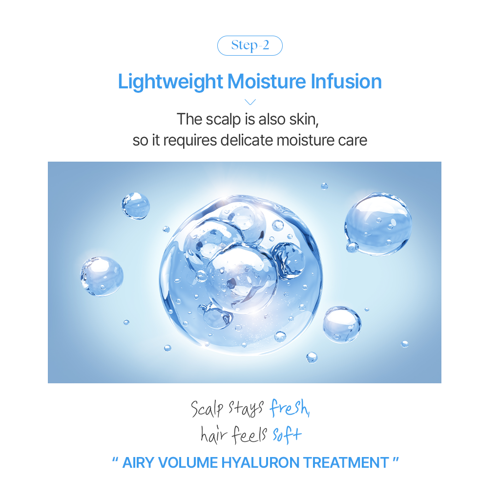 Airy Volume Hyaluron Treatment (300ml or 500ml)